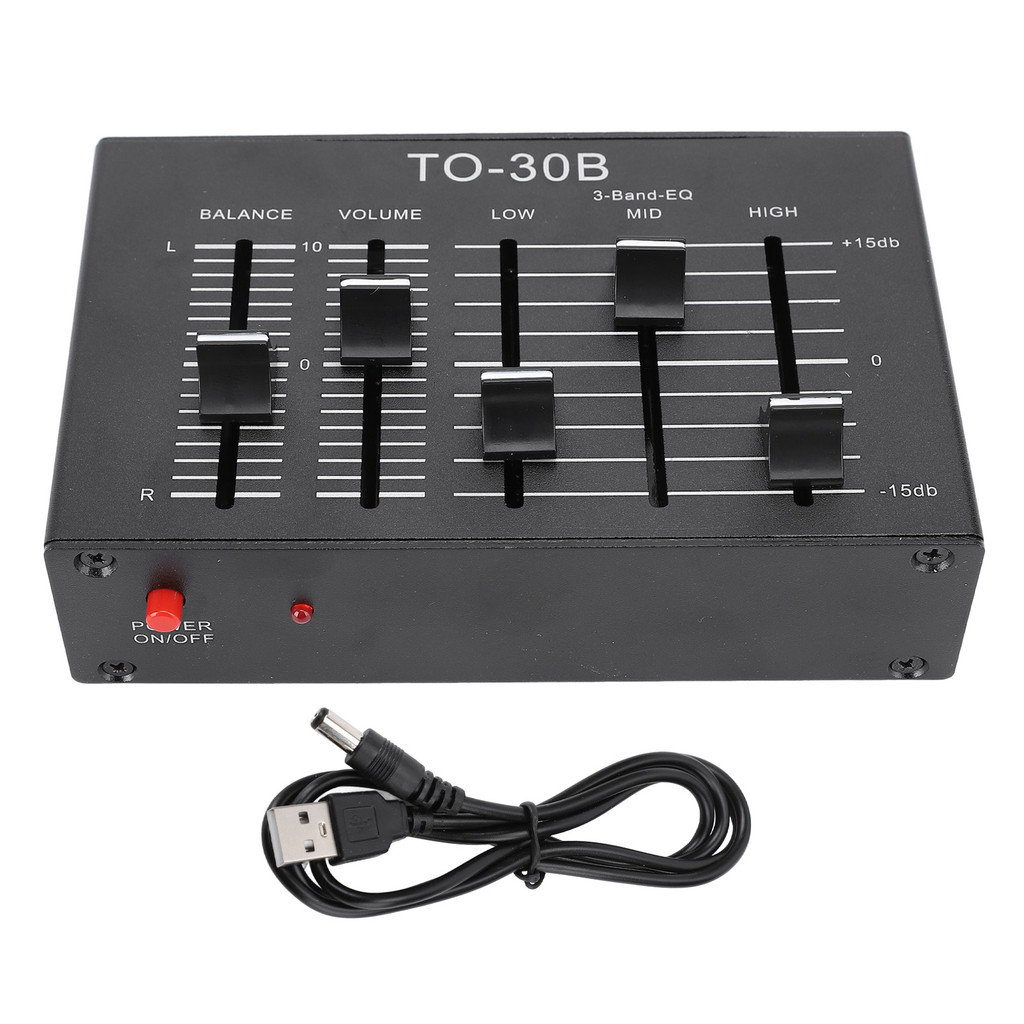 3 Band EQ Equalizer EQ Equalizer Stereo High Meum Low 3 Band Sound Channel Balance Volume Control Pr