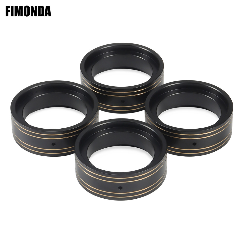 Brass Hub Weight Beadlock Rings 35g/Pcs for 1/18 RC Crawler TRX4M Defender Bronco Wheel Upgrade Part