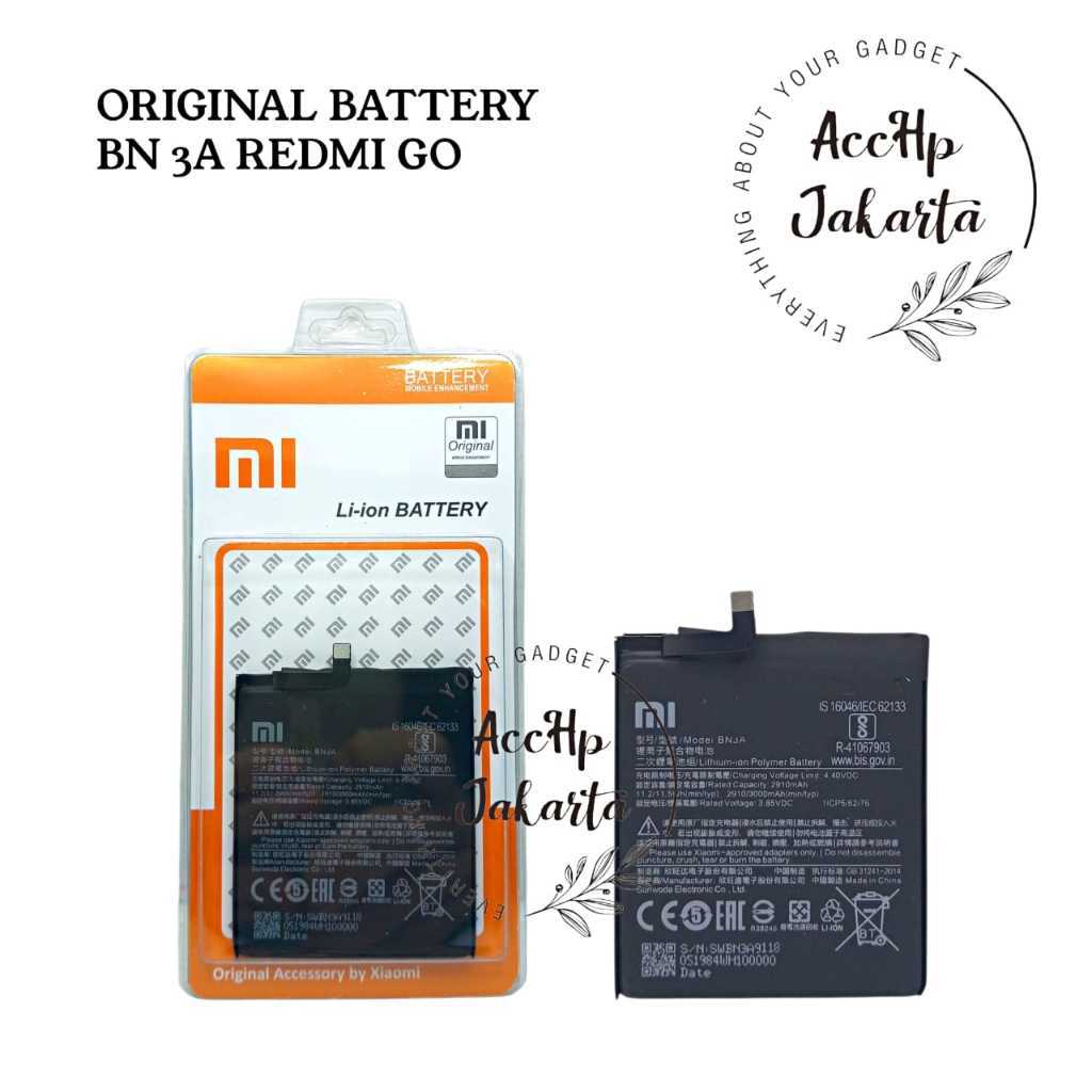 Batu  BN 3A Redmi GO Batrei Baterai Battery BN3A REDMI GO Original 99%