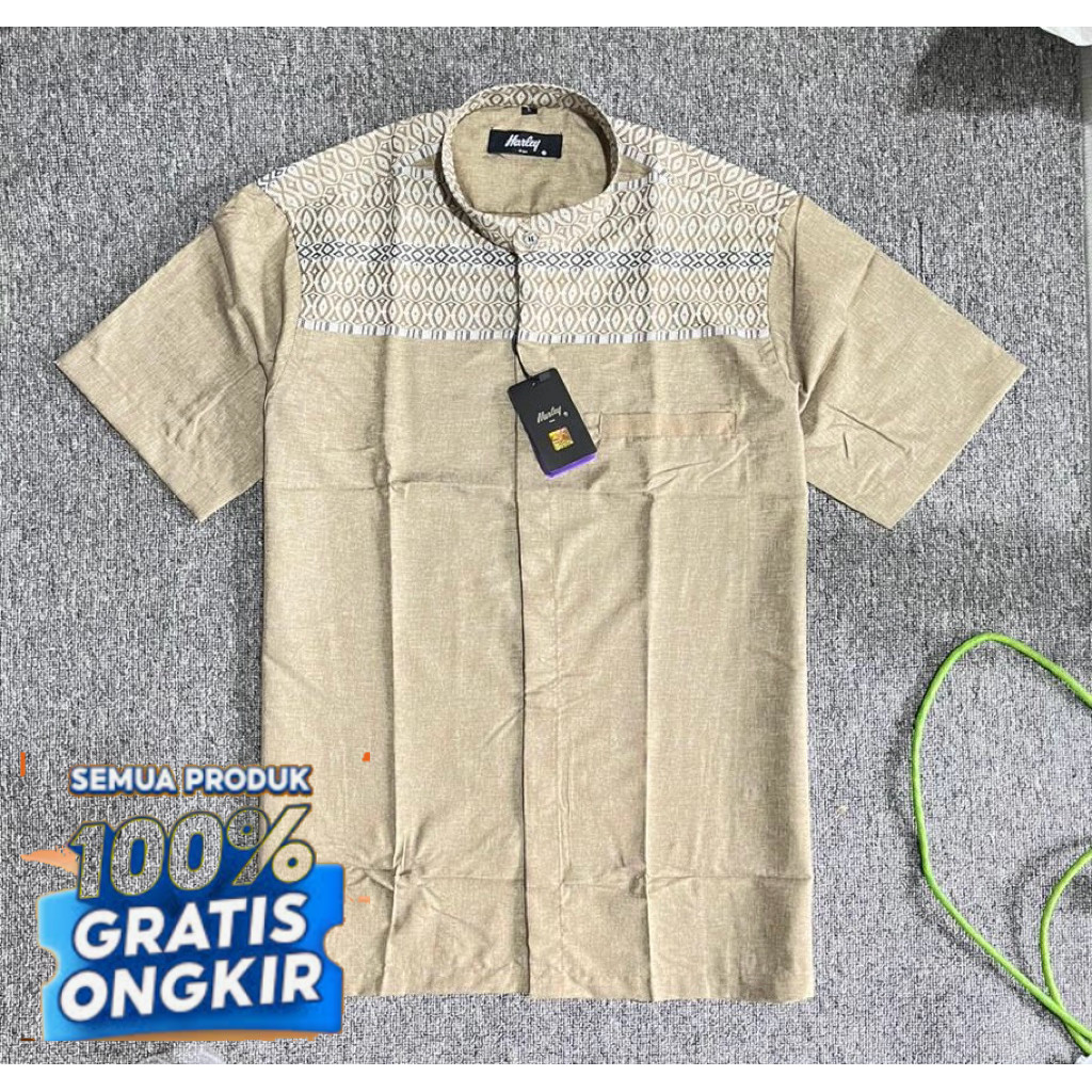 KEMKO (HARLEY) lengan pendek dengan beragam pilihan, ready stok.- pakaian pria lainnya