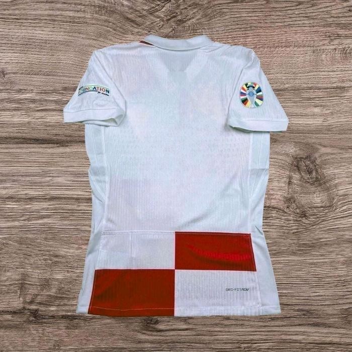 Jersey Bola Player Issue Kroasia Home Full Patch Piala Eropa 2024 Best Quality