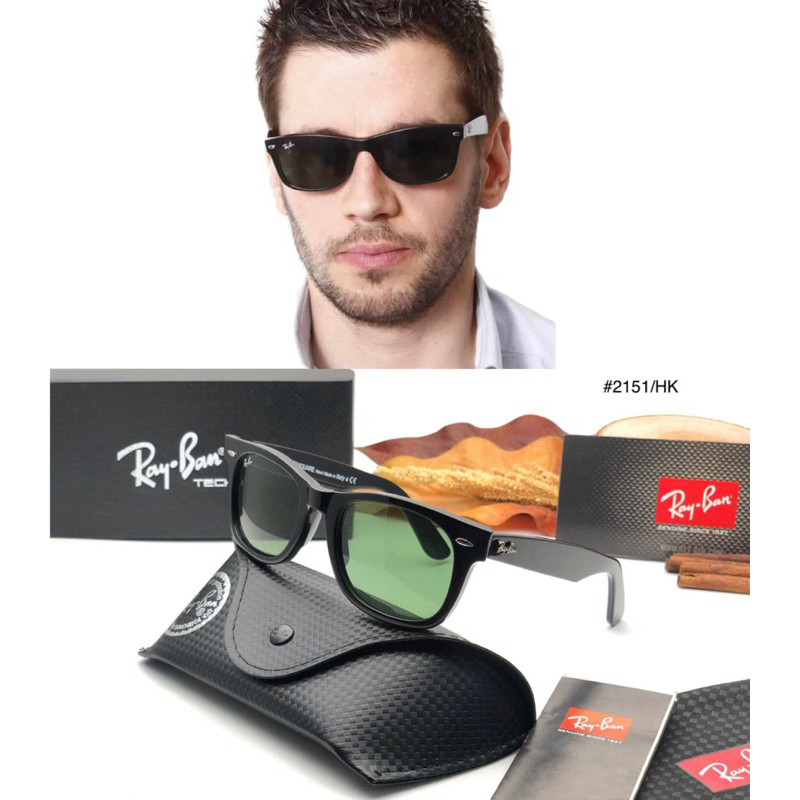 Kacamata Wayfarer 2151 kaca asli , Kacamata Fashion , Kacamata anti silau kualitas premium elegan