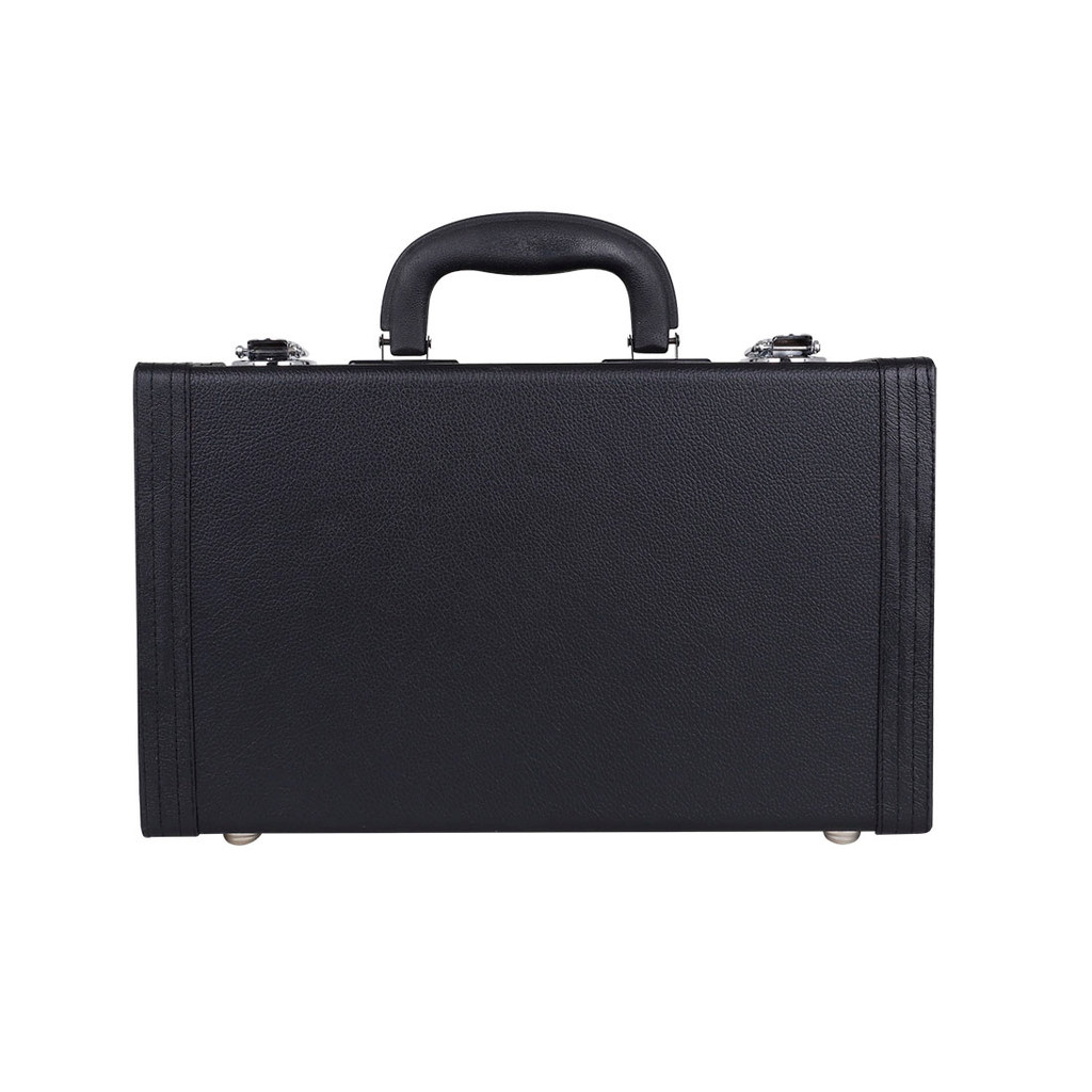 Clarinet Leather Case Black Pipe Storage Case Leather Hand Carrying Box Shockproof Protective Clarin