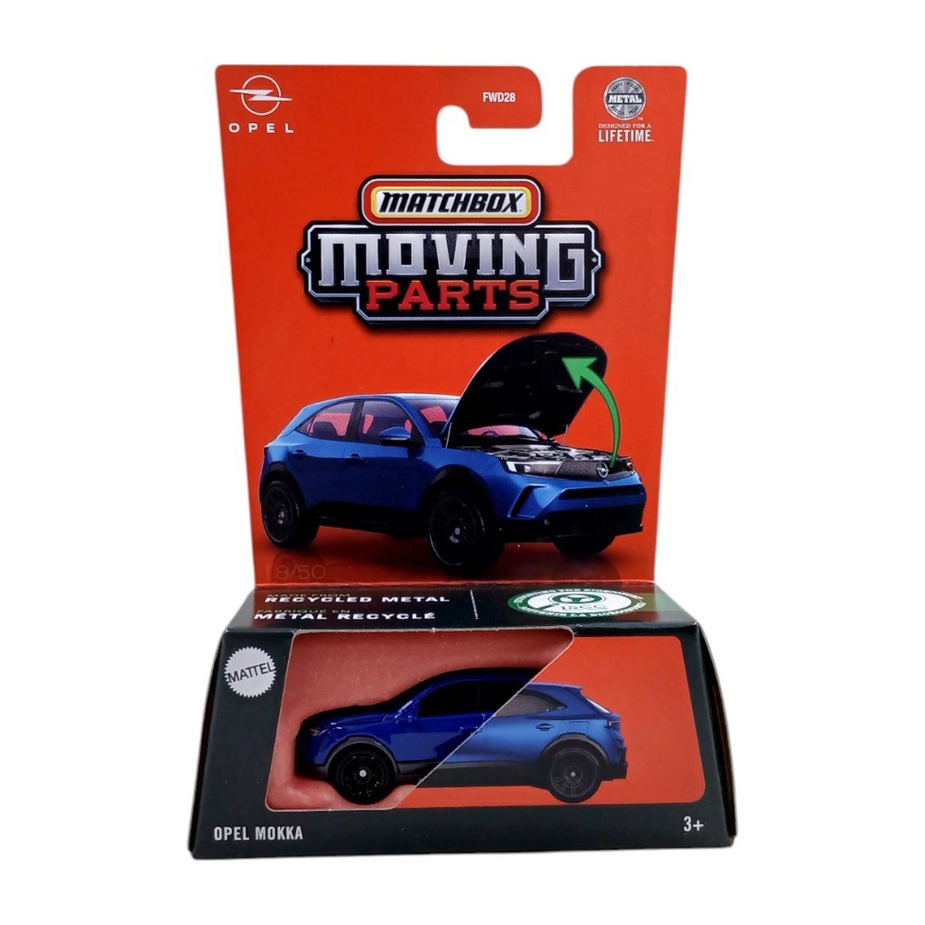 Matchbox Moving Parts Opel Mokka Blue - 936B - Original Mattel