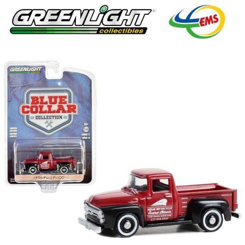 GREENLIGHT - FORD USA - F-100 PICK-UP INDIAN MOTORCYCLE SERVICE 1956