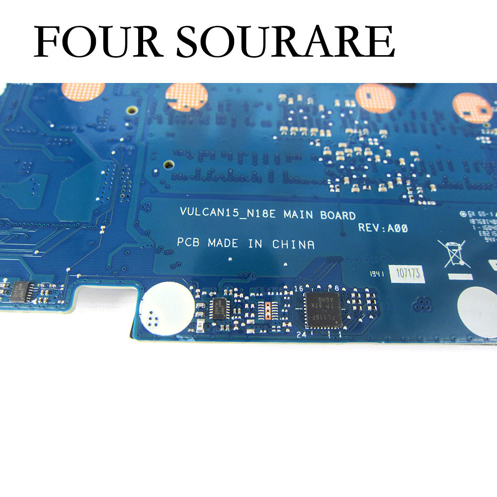 For DELL G5 15 5590 Laptop Motherboard with I7-9750H CPU and RTX2060 GPU VULCAN15_N18E -0DTP 0DTP DT