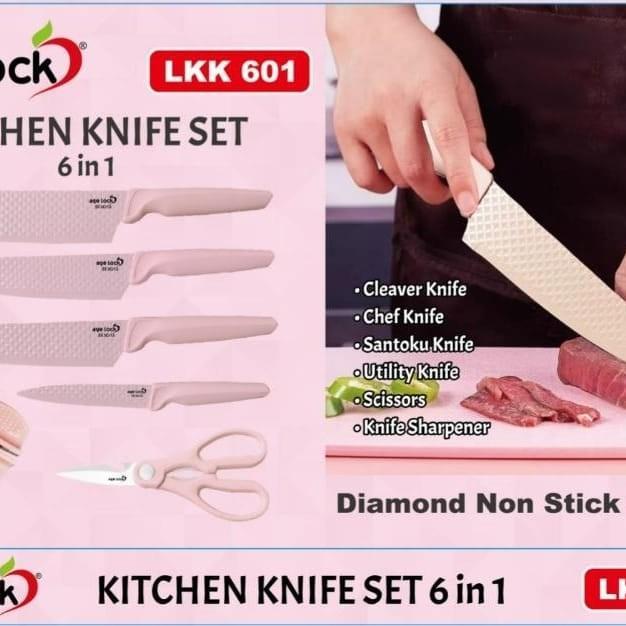 Agelock Knife set LKK 601 / Pisau dapur set