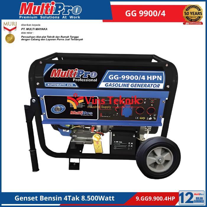 MULTIPRO GG9900/4 Mesin Genset Listrik Genset Bensin Generator Genset 8.500 Watt GG 9900/4