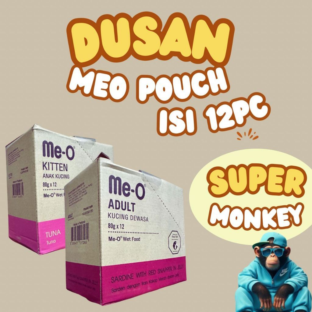 AUPSHOP Dusan Meo Pouch 1 Box 12 Pcs Adult Kitten