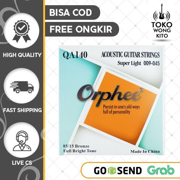AXELAB Senar Gitar Akustik Orphee QA140 QA150 QA160 QA170 Senar Gitar Orphee - QA140