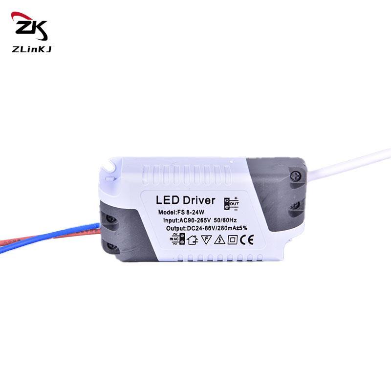 Driver LED 8/12/15/18/21W Catu Daya Transformator Dimmable Tahan Air untuk Lampu LED