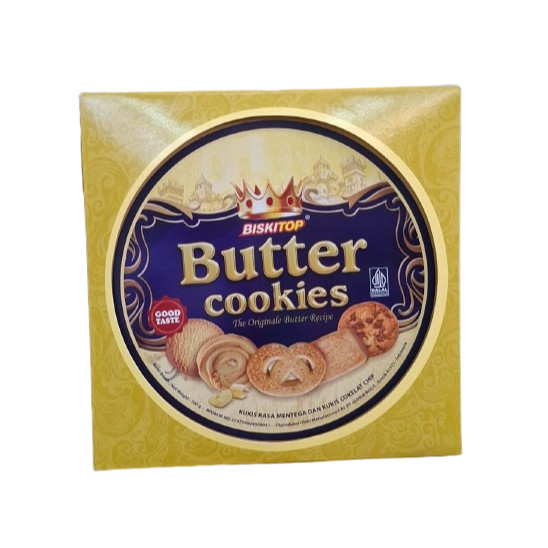 Biskitop Butter Cookies Kaleng 350gr/ Butter Cookies