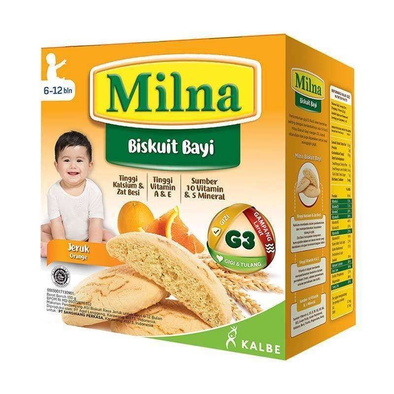 MILNA BISKUIT BAYI 6M+ All Varian - Snack MPASI / Snack Bayi / Biskuit Bayi Milna / Untuk 6 Bulan