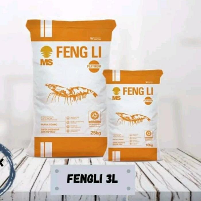 fengli 3 feng li 3l fengli 3l pelet tenggelam pelet lobster, udang kemasan 1kg