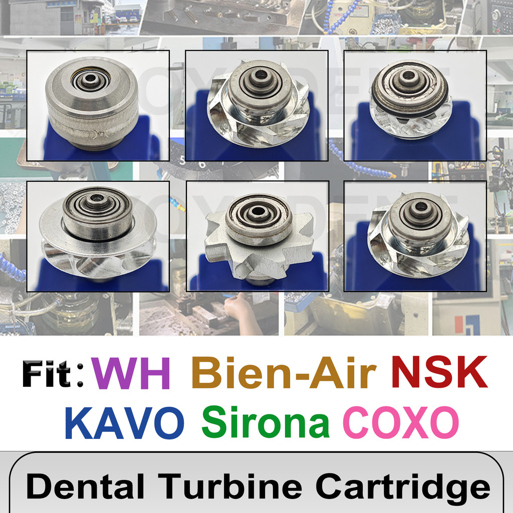 Dental Air Turbine Rotors Ceramic Bearing Cartridge Rotor Fit W-H NSK KAVO COXO SIRONA High Speed Ha