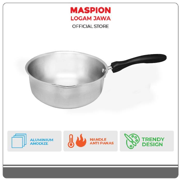 Maspion Mikado Saucepan Alumunium Panci Larissa Single Handle - 16 cm