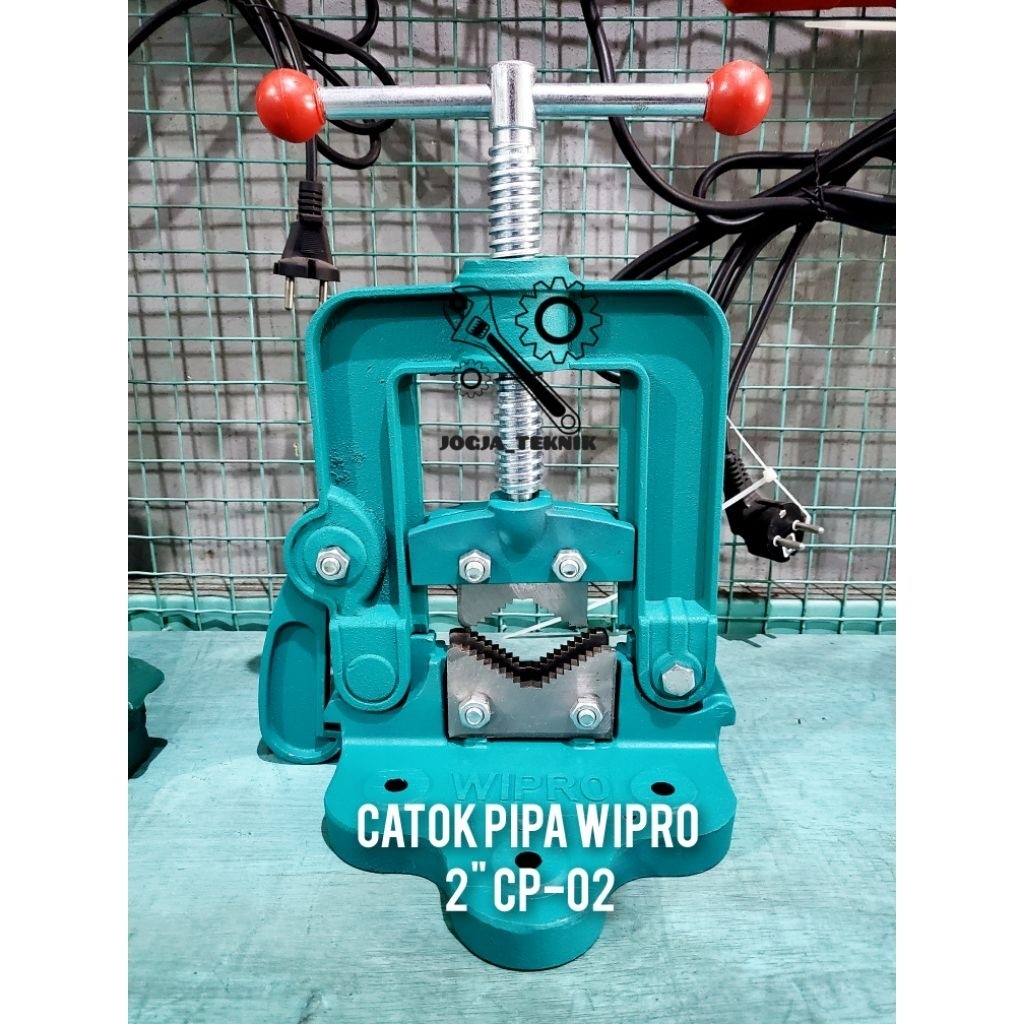 Wipro Catok Pipa 2" 50MM CP-02 / Ragum Pipe Vise Catok Pipa / Raguk Catok Pipa Wipro / Ragum Wipro 2