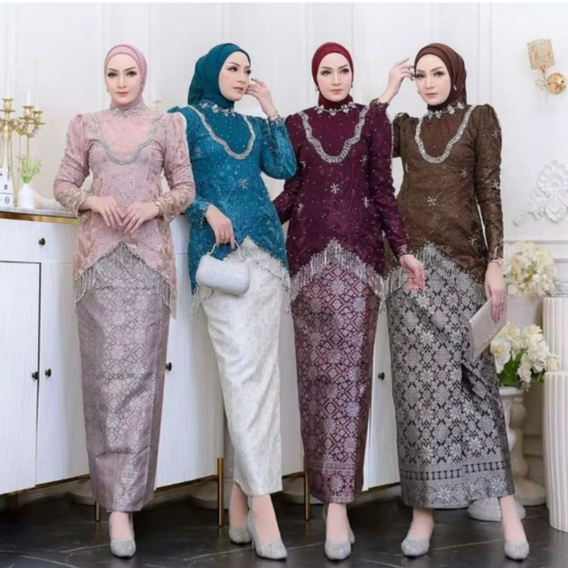 VEKTAN - Stelan Kebaya Atalita Modern - Kebaya Wisuda - Kebaya Kondangan- Kebaya Modern