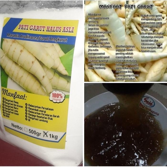 Tepung Pati Garut Asli 1kg/ Tepung irut /arrowroot 1kg
