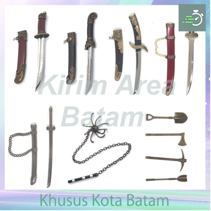 gantungan 22 cm pedang tomb notes daomu biji