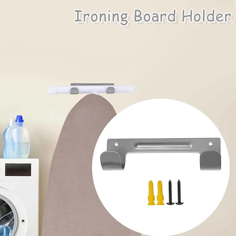 Ironing Board Wall Mount Hanger Ironing Board Holder Storage Organizer Sturdy Easy tallation Ironing