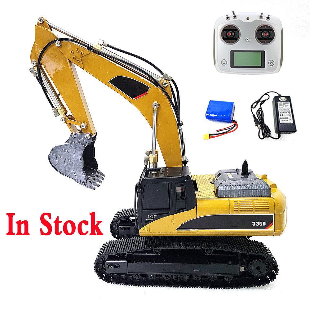 Huina 580 Hydraulic Excavator 1/18 336D RC Excavator Upgraded and Mofied Hydraulic Excavator Metal M