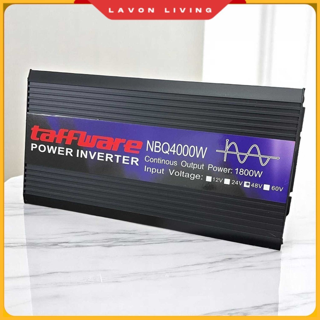 TAFFWARE Power Inverter Mobil Pure Sine Wave DC 48V to AC 220V 4000W - NBQ4000W