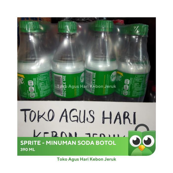 SPRITE BOTOL 390 ML, isi 12 botol - sprite