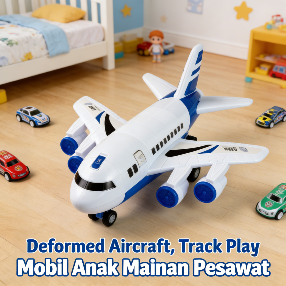 Anak Laki Laki Helikopter Pesawat Mainan Baling Tarik Mainan Anak