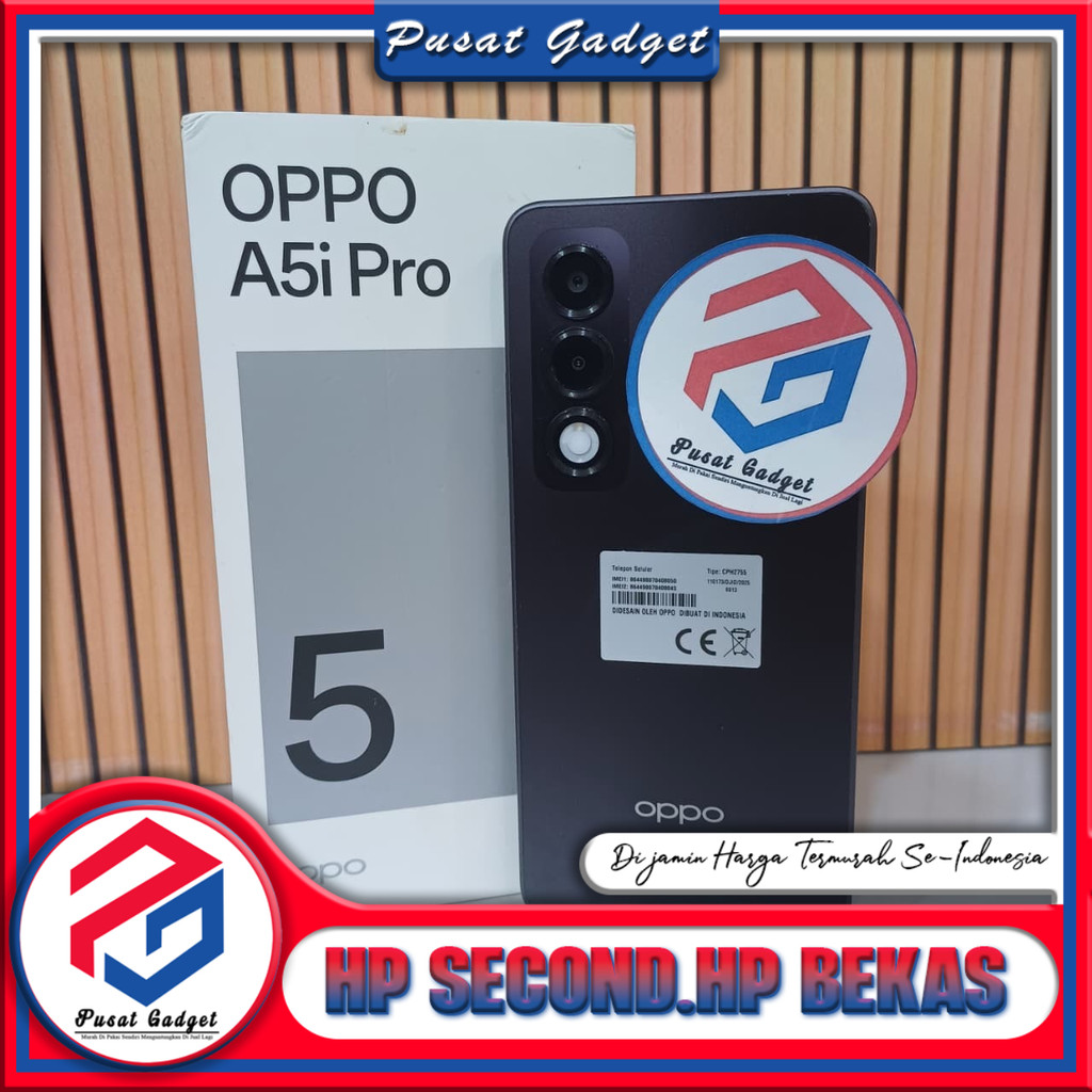 Oppo A5i Pro 4G 8/128GB 5G 8/256GB Second Pusat Gadget