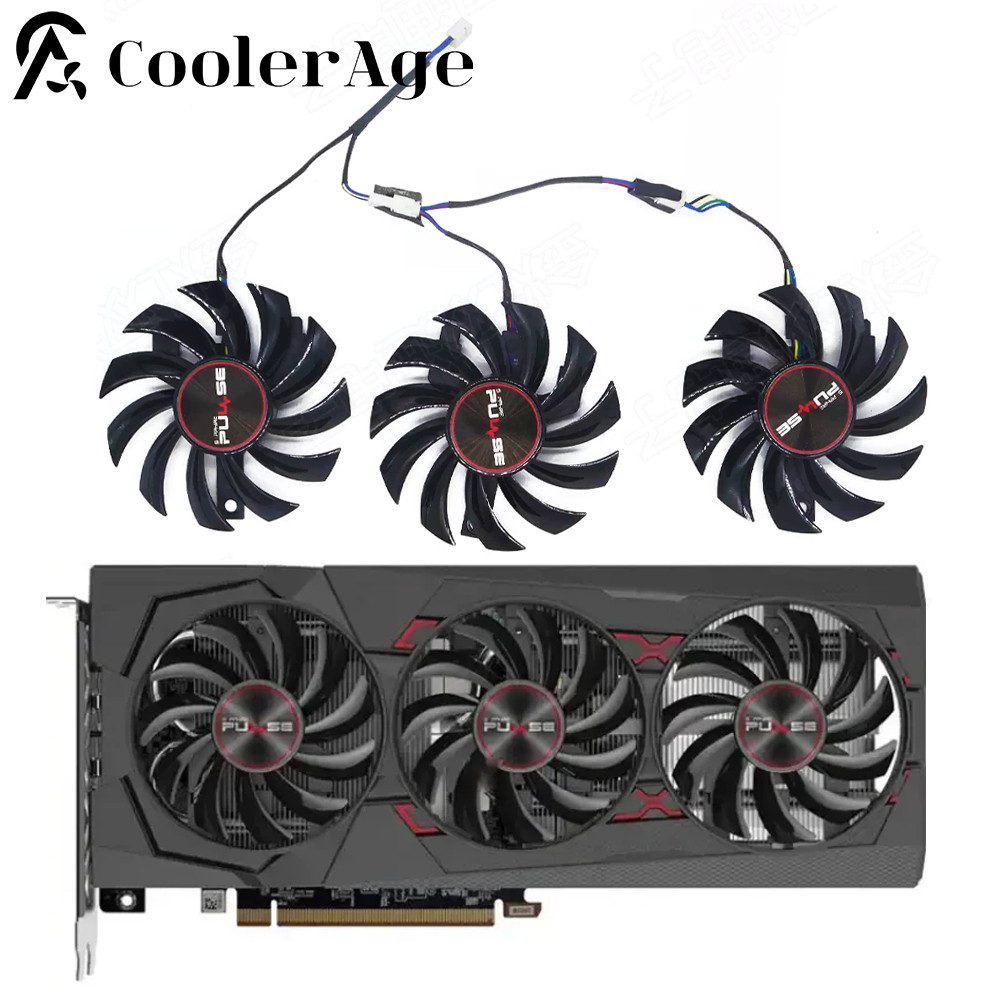 New Original RX5600XT Vidoe Card Fan For Sapphire RX 5600 XT 6GB PULSE Pro OC Replacement Graphics C