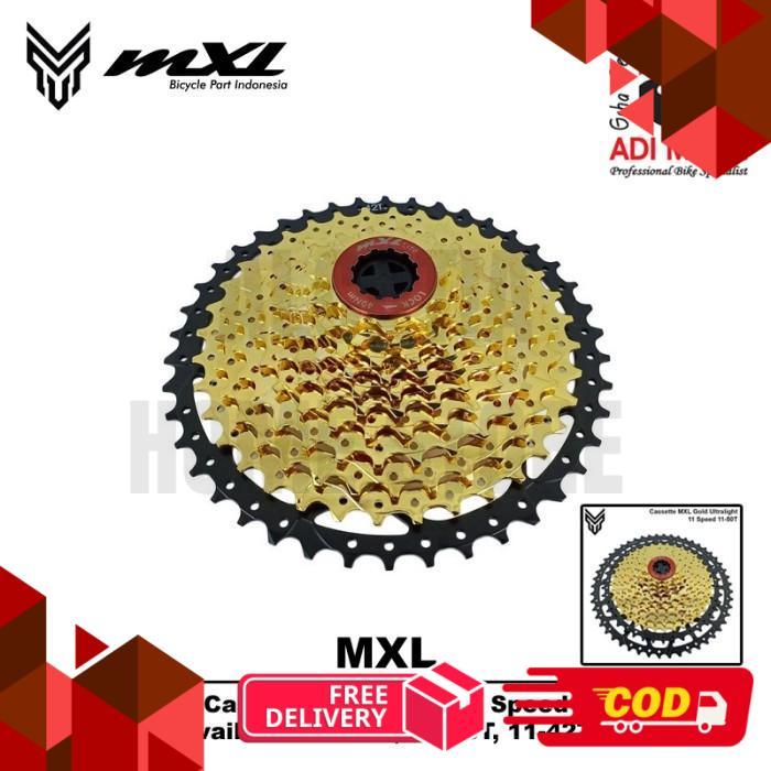 MXL Gold Ultralight Cassette Sprocket 11 Speed - 11-46T