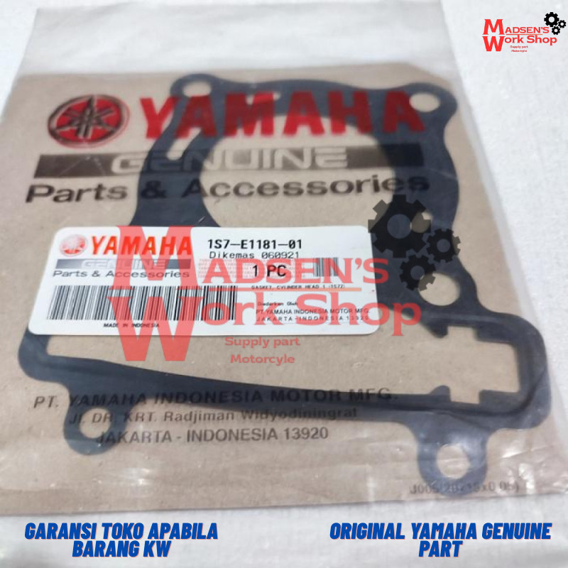 Packing Cylinder Head Jupiter MX Original Yamaha 1S7-E1181-01