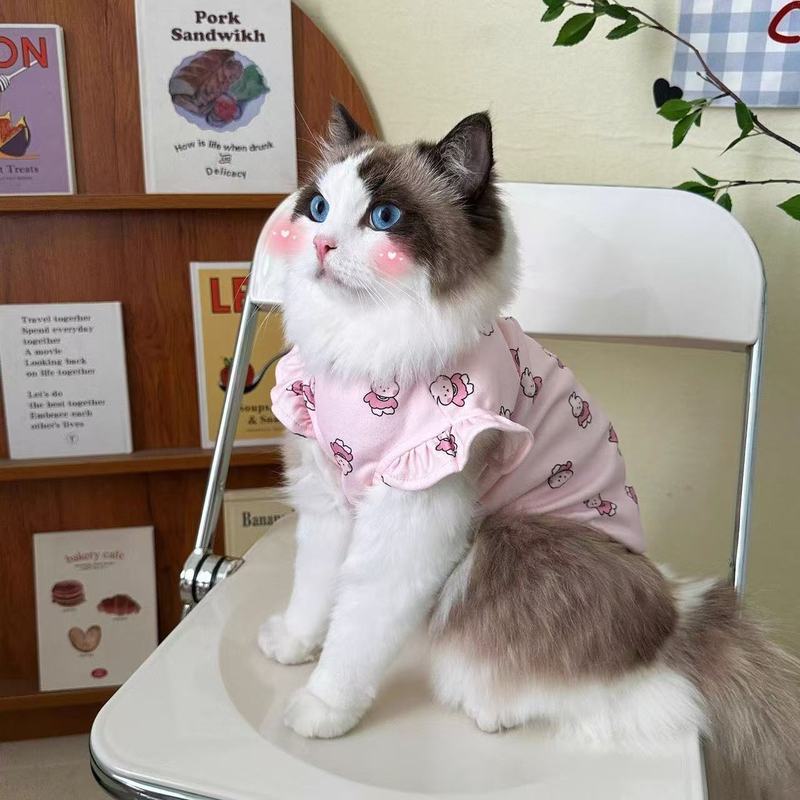 [Lemari Pakaian Hewan Peliharaan] Baju Anjing Rompi Kemeja Celana Teddy Bichon Pomeranian Anak Anjin