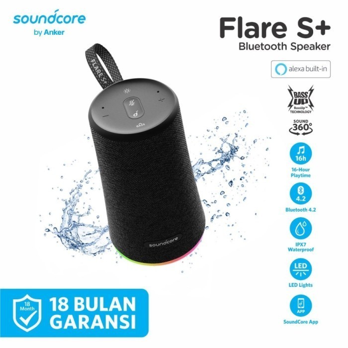 Anker Soundcore Flare S+ / S Plus Bluetooth Wireless Speaker - A3163