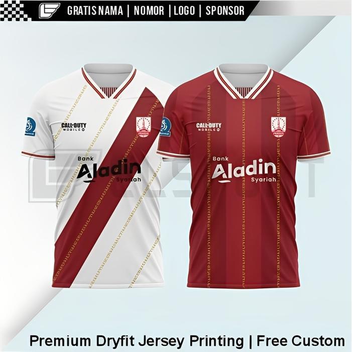 Jersey Persis Solo Liga Super 2025 - 2026 NEW Gratis Pasang Nama Dan No Punggung Full Sponsor Fullpr