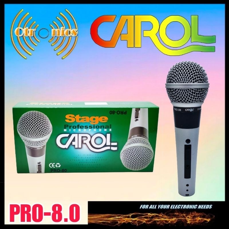 Microphone Kabel CAROL PRO 8.0 Mic Kabel Carol Mik Karaoke Carol