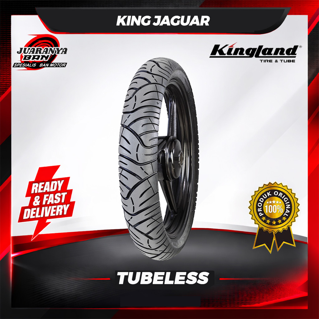 Ban motor bebek Kingland King Jaguar 80 90 17 & 90 80 17 tubeless