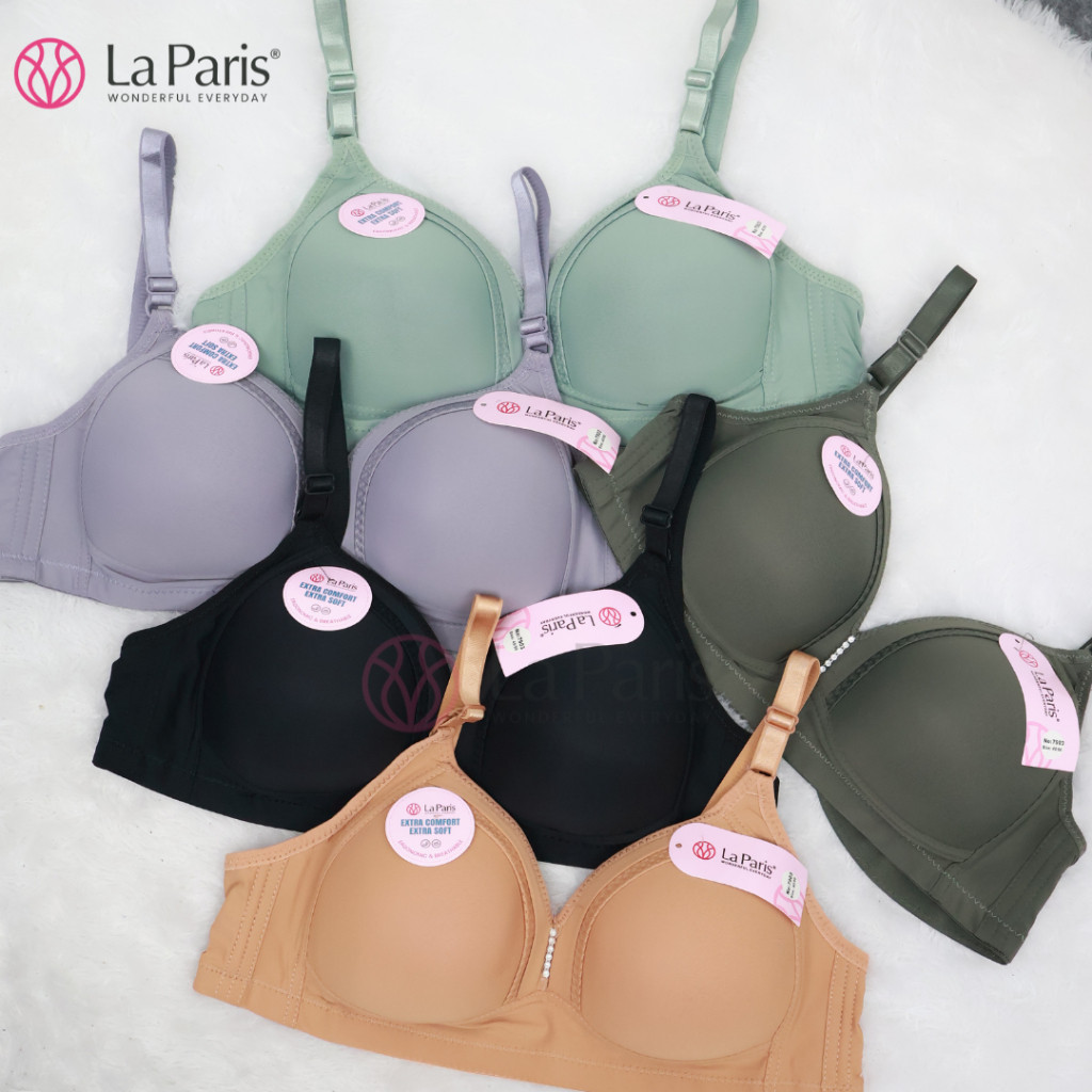 BH LA PARIS Cup Besar Jumbo Uk 40 - 46 Cup C Kait 3 Tanpa Kawat Art 7903 Bra Anti Lemak