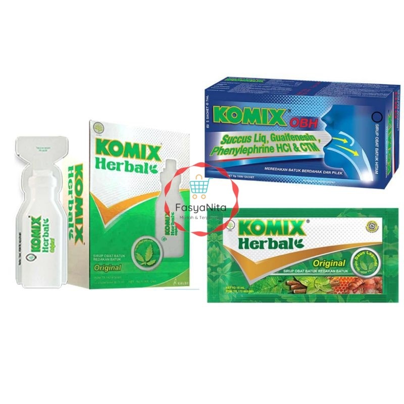 Komix Aneka Obat Batuk Herbal Original komik OBH pack herbal - Fasyanita Online Fresh Mart Denpasar