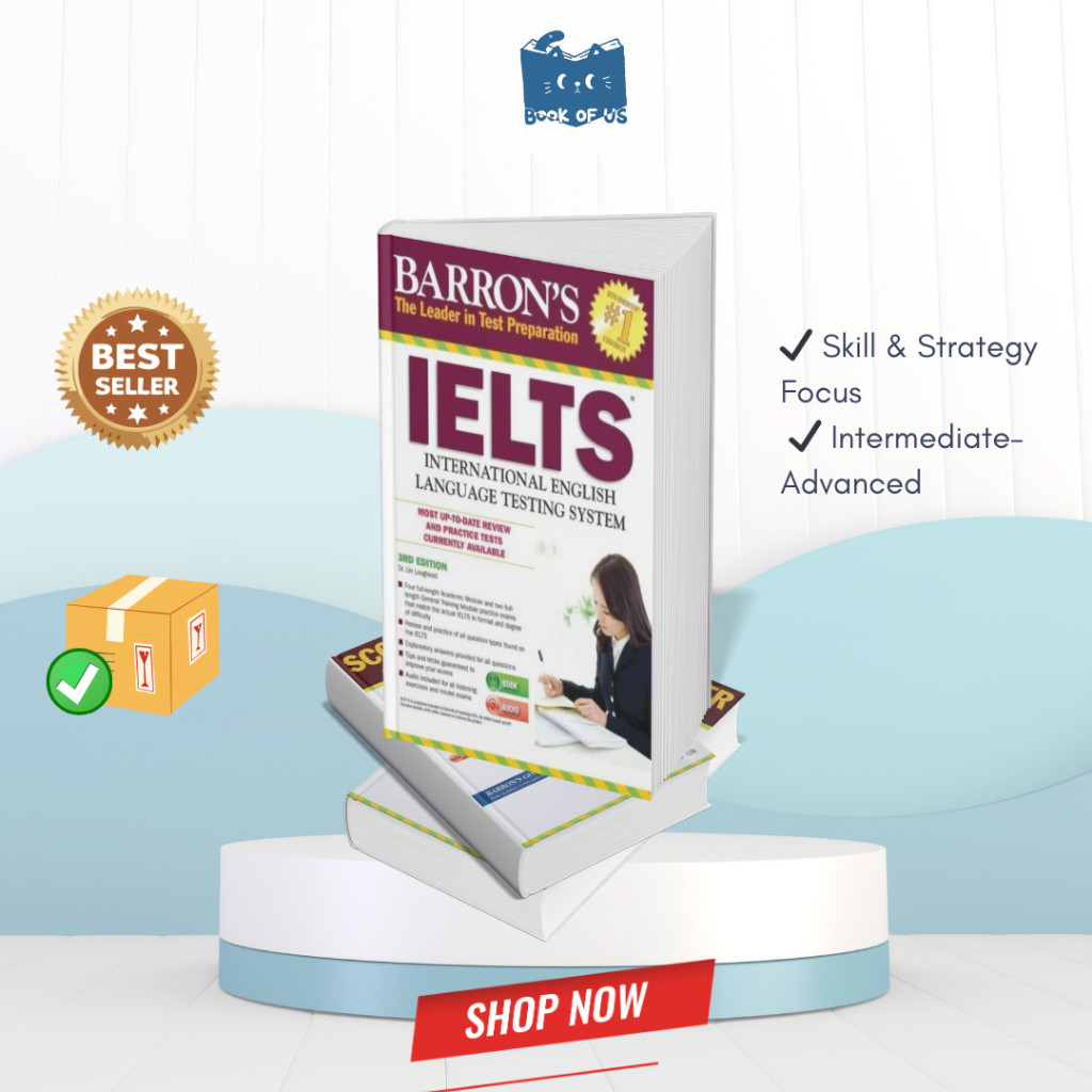 Buku Barron's The Leader in Test Preparation - IELTS Edisi 3