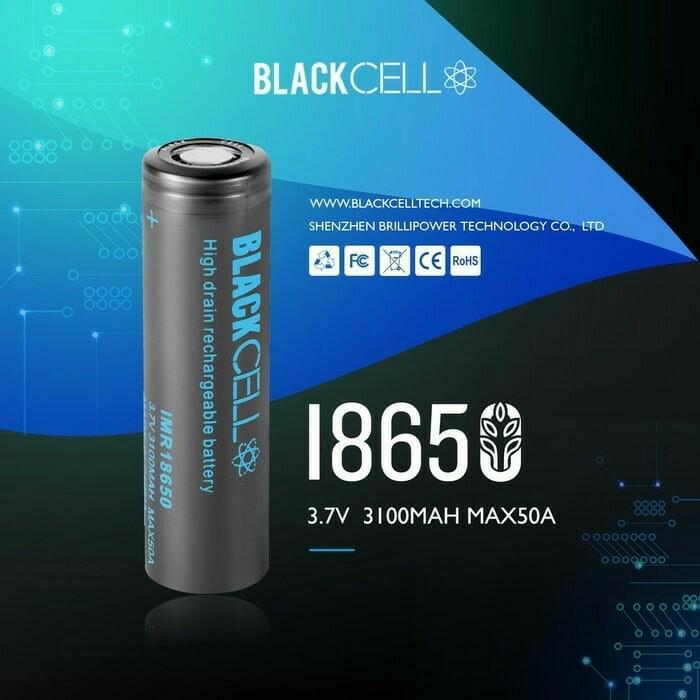 Battery Vape Blackcell 3100MAH 50A 18650 AUTHENTIC 100%