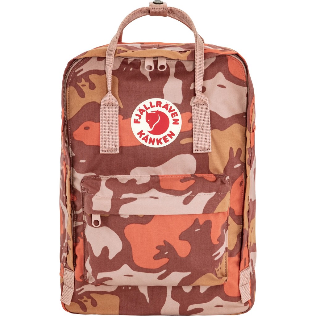 Fjallraven Kanken Graphics Laptop 15 Chalk Rose - Hidden Animals Backpack Unisex F23200359-302-986