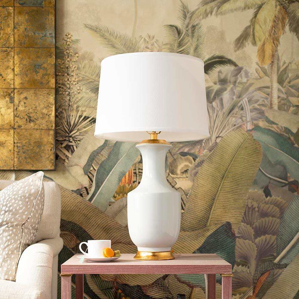 Lampu Tidur Meja Keramik Modern / Manon Table Lamp 2640
