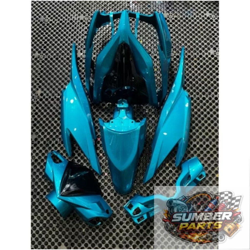 body halus Honda Vario 125 kzr old warna biru galaxy