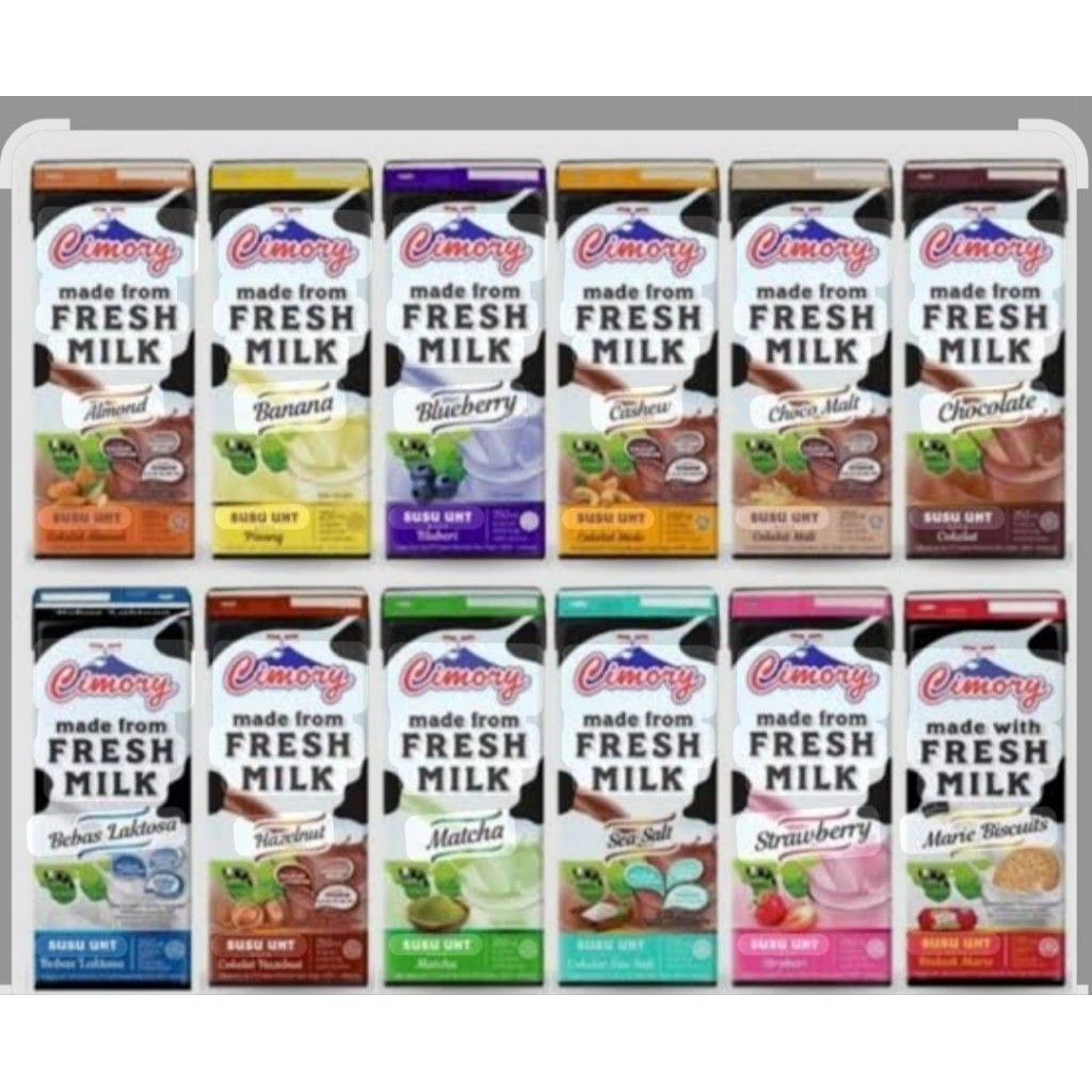 Susu UHT Cimory 250 ml PAKET SEMBAKO LENGKAP MURAH JAJANAN SNACK ANAK HARGA GROSIR
