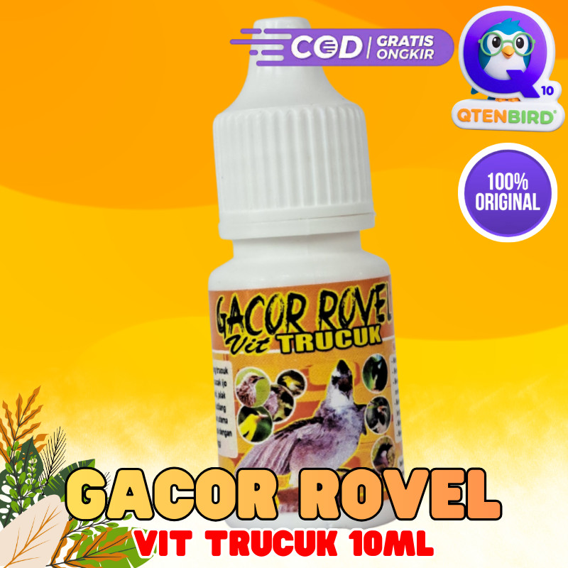 Vitamin Gacor Rovel Burung Trucuk Vitamin Penggacor Burung