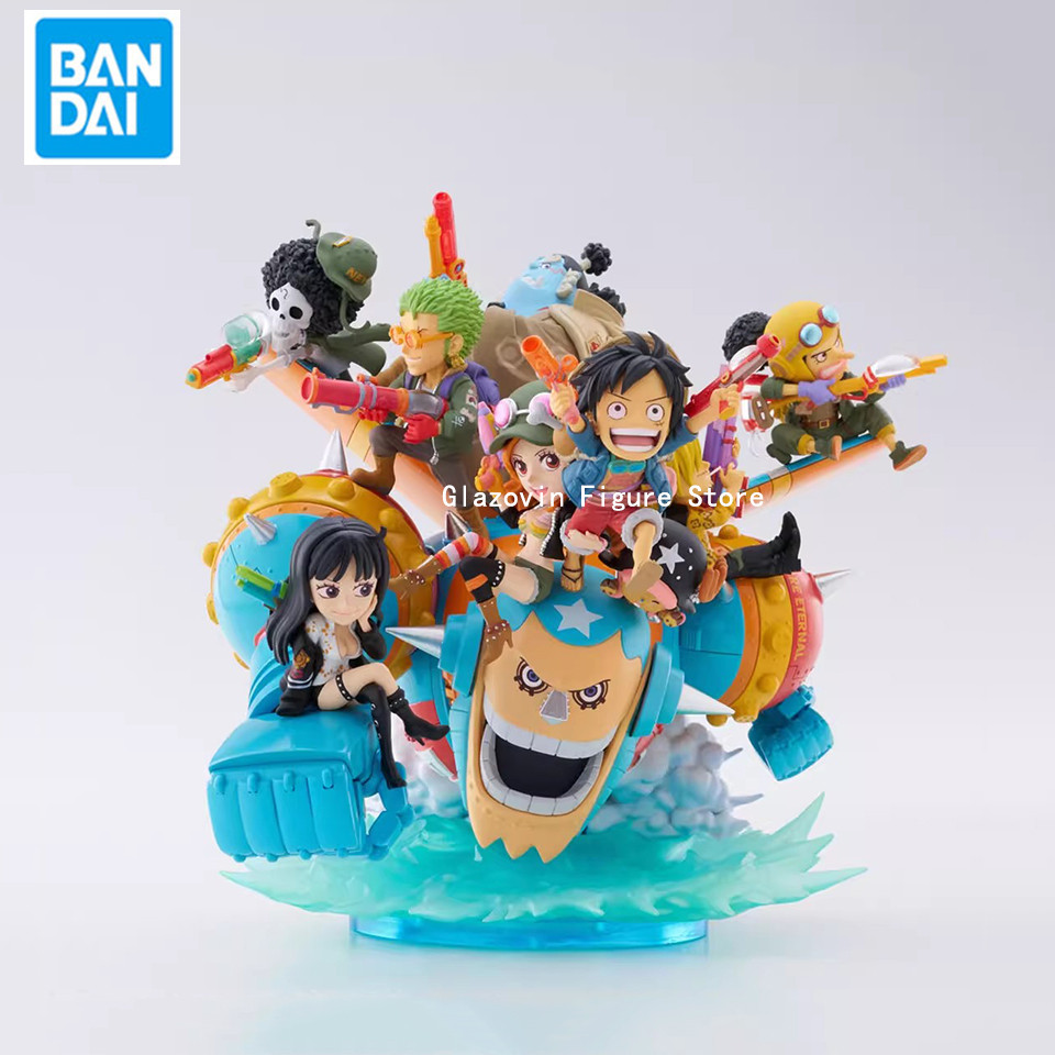 Original Genuine Banpresto One Piece PREMIUM WCF 17cm Luffy Brook Roronoa Zoro Action Figure Model P