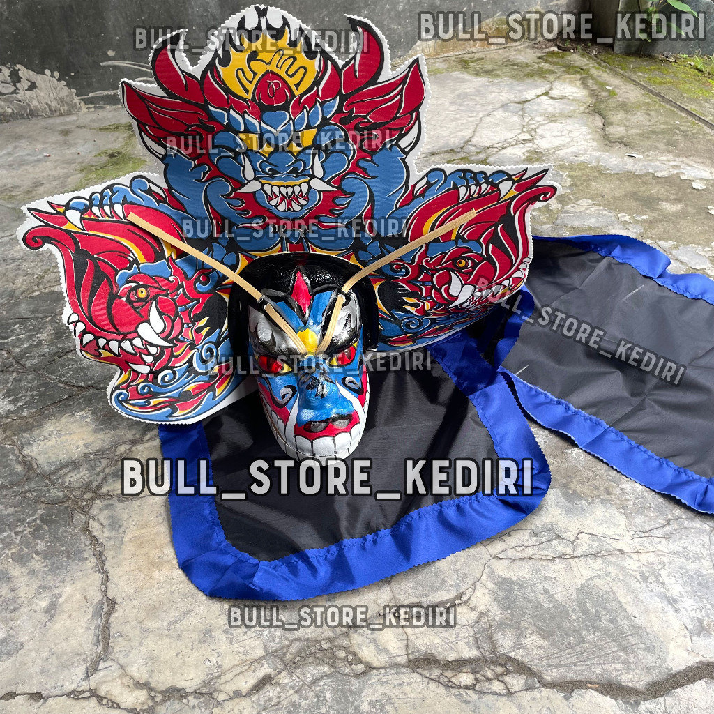 Barongan Spons Anak Motif Naga Jumbo Free Kemul Panjang