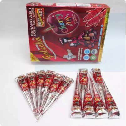 Lapak Gadis Henna Golecha Merah Cherry